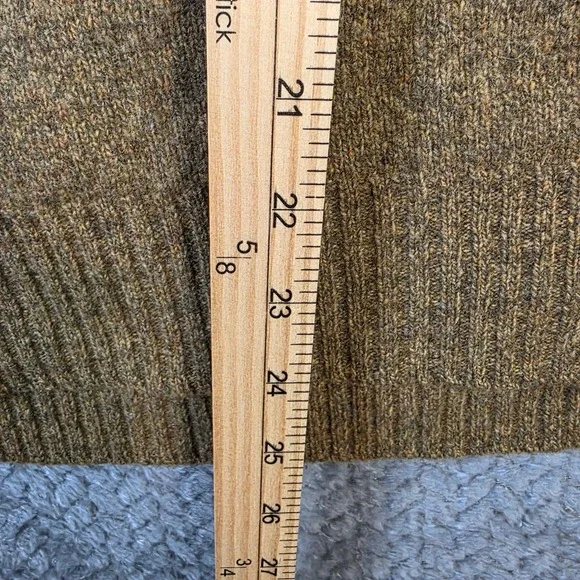 Black Brown 1826 Merino Wool Argyle Sweater Mens XLT XL Tall Shawl Collar Knit - Picture 6 of 7